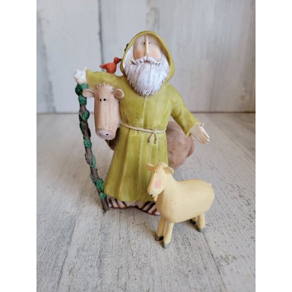 Sue dreamer Joseph nativity scene sheep Shepard xmas home decor set - Picture 1 of 9